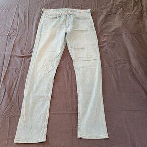 Men's Rag and Bone Slim Fit Jeans, Light Wash, Size 33x32
